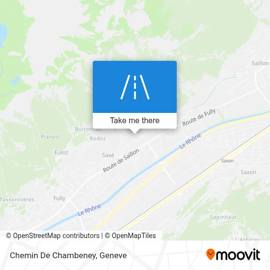 Chemin De Chambeney map