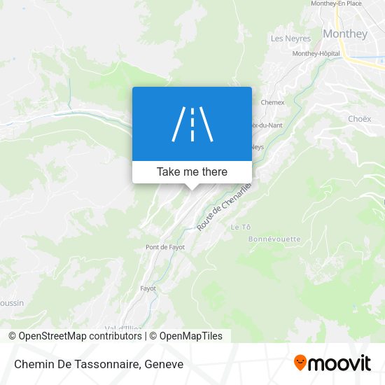 Chemin De Tassonnaire map