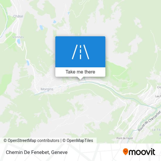 Chemin De Fenebet map