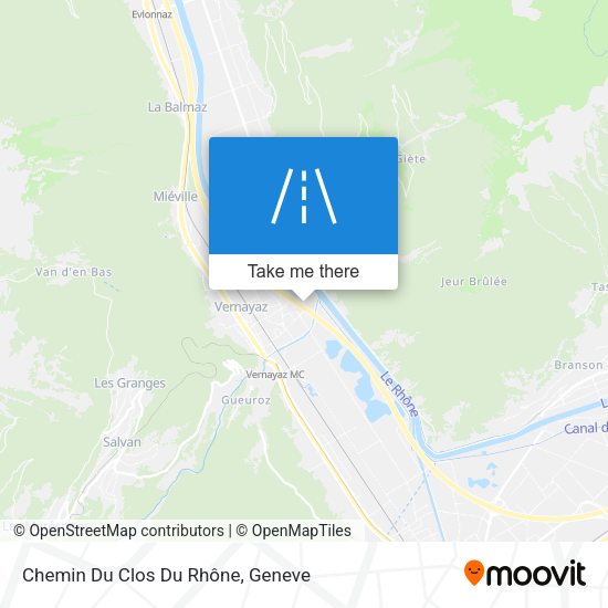 Chemin Du Clos Du Rhône map