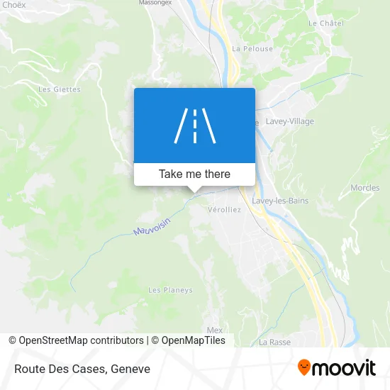 Route Des Cases plan