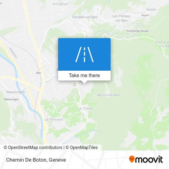 Chemin De Boton map