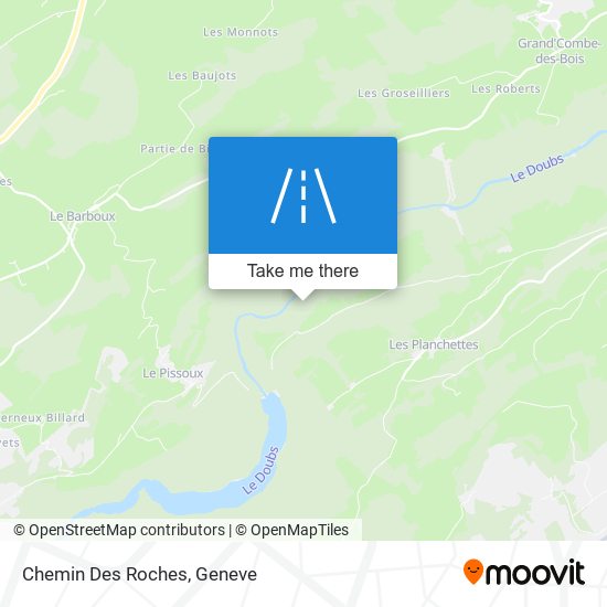 Chemin Des Roches map
