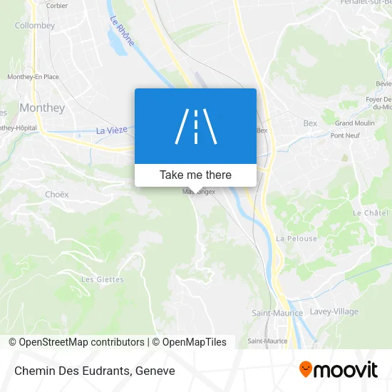 Chemin Des Eudrants map