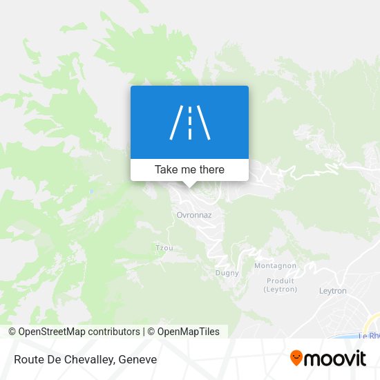 Route De Chevalley map