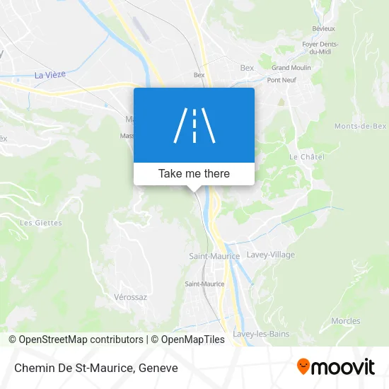 Chemin De St-Maurice map