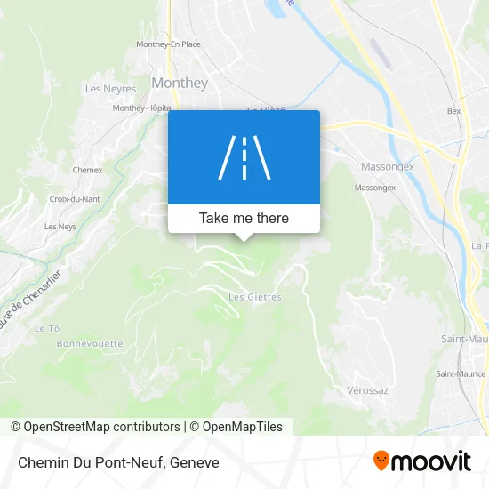 Chemin Du Pont-Neuf plan