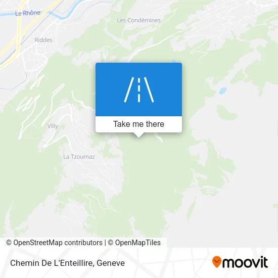 Chemin De L'Enteillire map