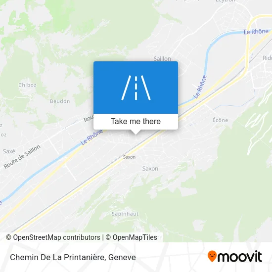 Chemin De La Printanière map