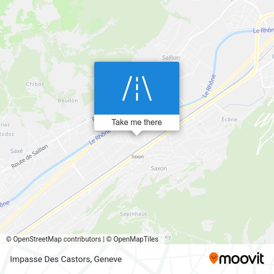 Impasse Des Castors map