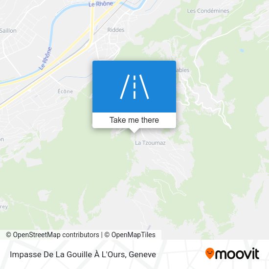 Impasse De La Gouille À L'Ours map
