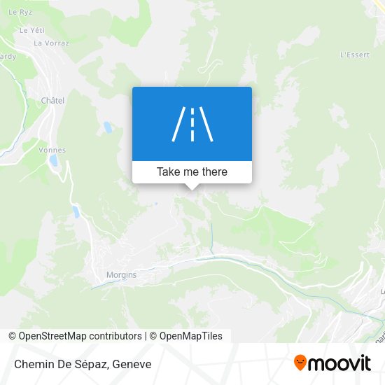 Chemin De Sépaz map