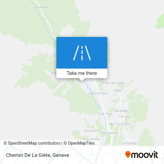 Chemin De La Giète map