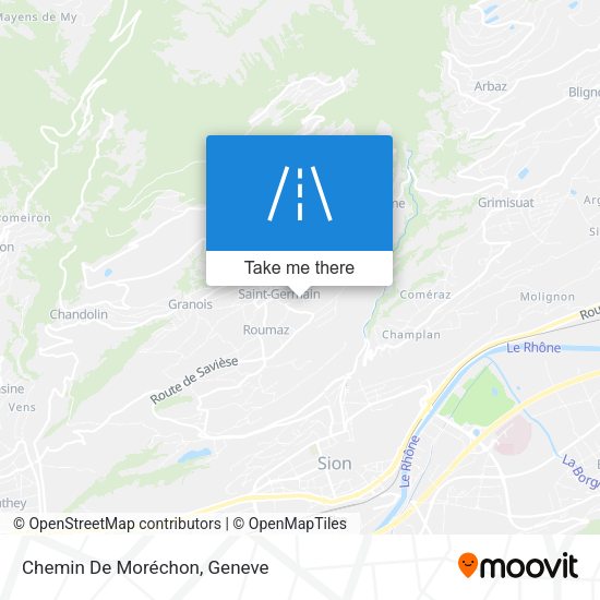Chemin De Moréchon map