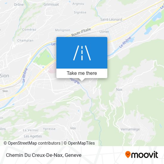 Chemin Du Creux-De-Nax map