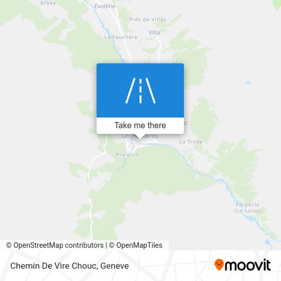 Chemin De Vire Chouc map