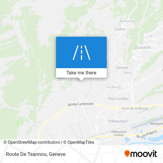 Route De Tsannou map