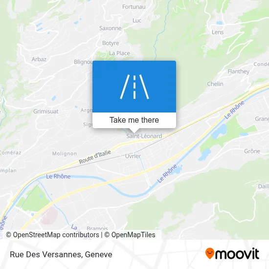 Rue Des Versannes map
