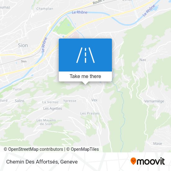 Chemin Des Affortsés map