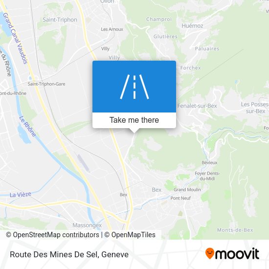 Route Des Mines De Sel map