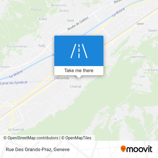 Rue Des Grands-Praz map