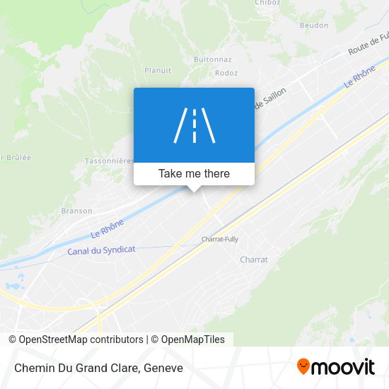 Chemin Du Grand Clare map