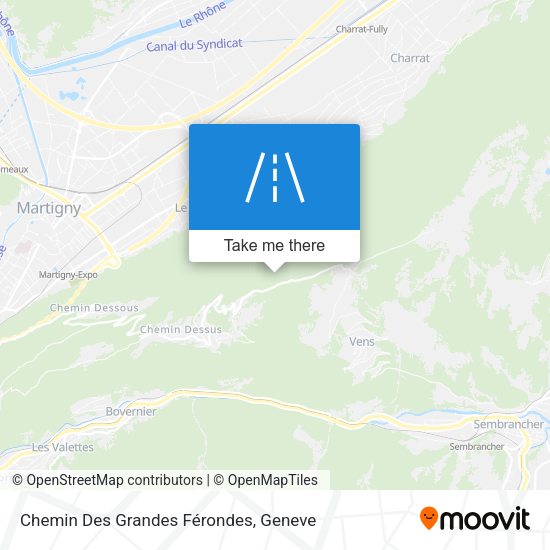 Chemin Des Grandes Férondes map