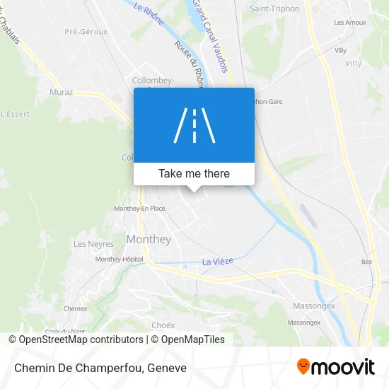 Chemin De Champerfou map