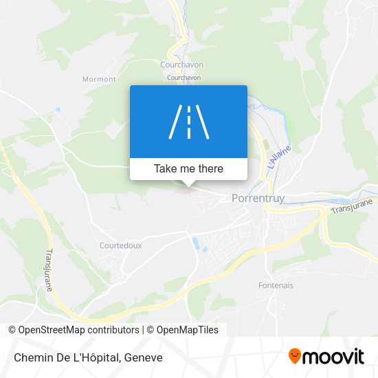 Chemin De L'Hôpital map