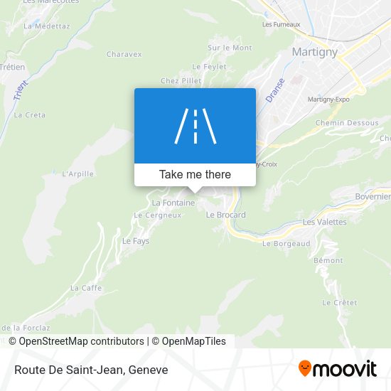 Route De Saint-Jean map