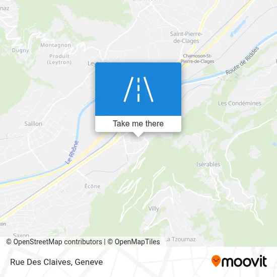 Rue Des Claives map