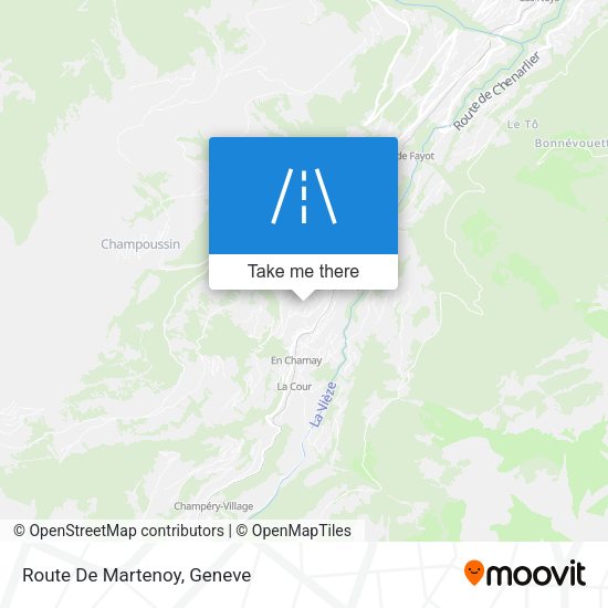 Route De Martenoy map