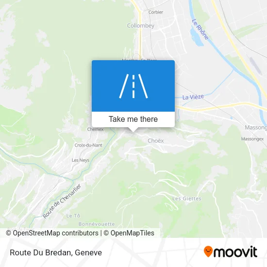 Route Du Bredan map