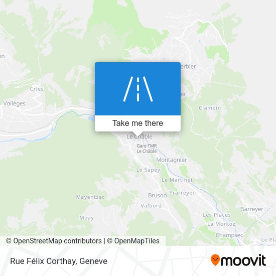 Rue Félix Corthay map