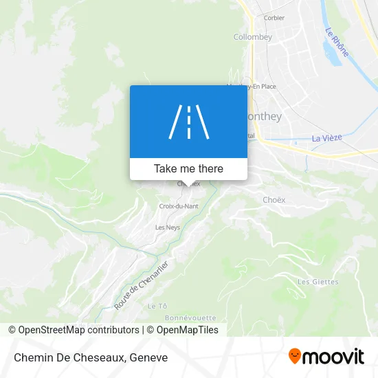 Chemin De Cheseaux map