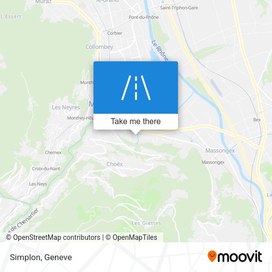 Simplon map