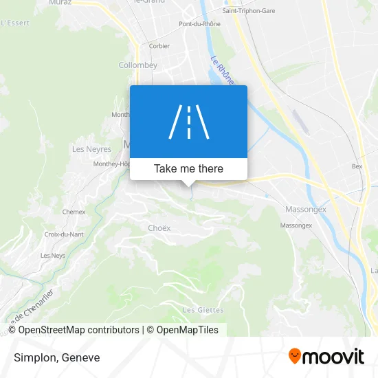 Simplon map