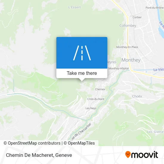 Chemin De Macheret map