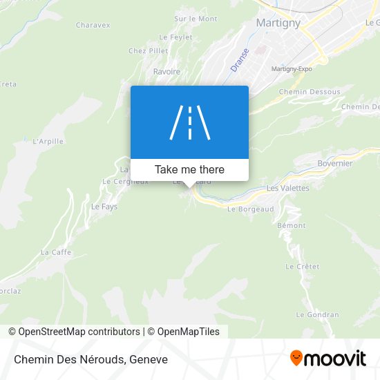 Chemin Des Nérouds map