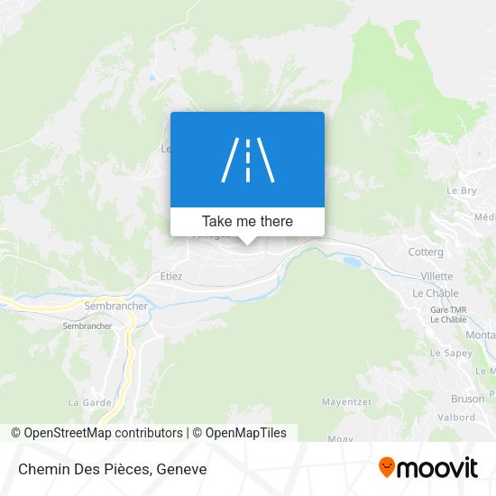 Chemin Des Pièces map