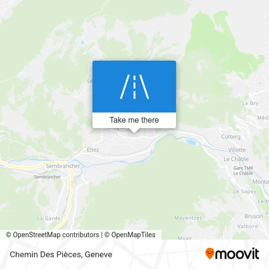 Chemin Des Pièces map