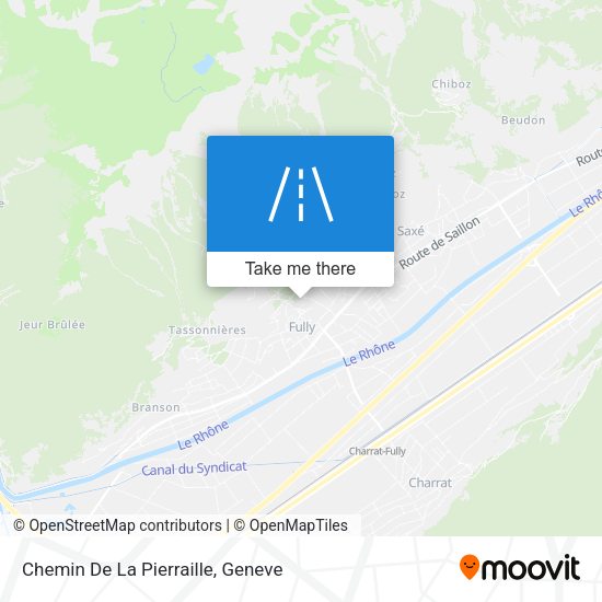 Chemin De La Pierraille map