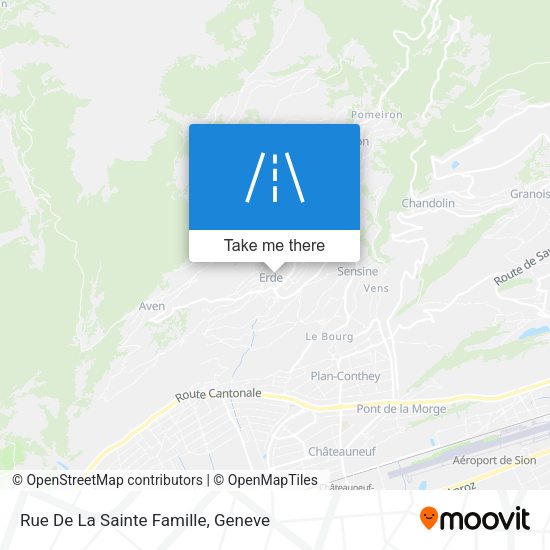 Rue De La Sainte Famille map