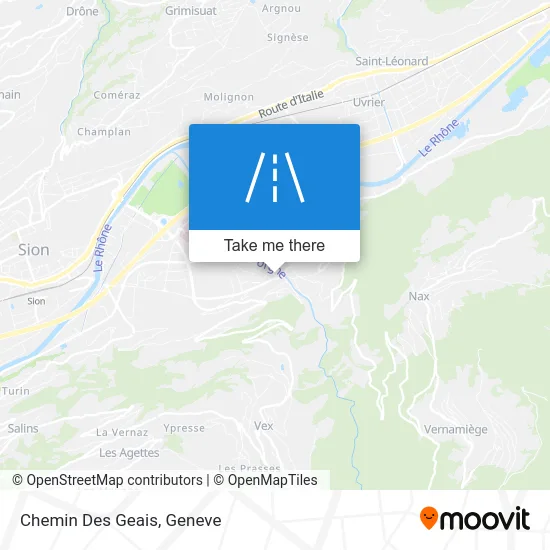 Chemin Des Geais map