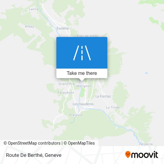 Route De Berthé map