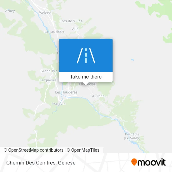 Chemin Des Ceintres map