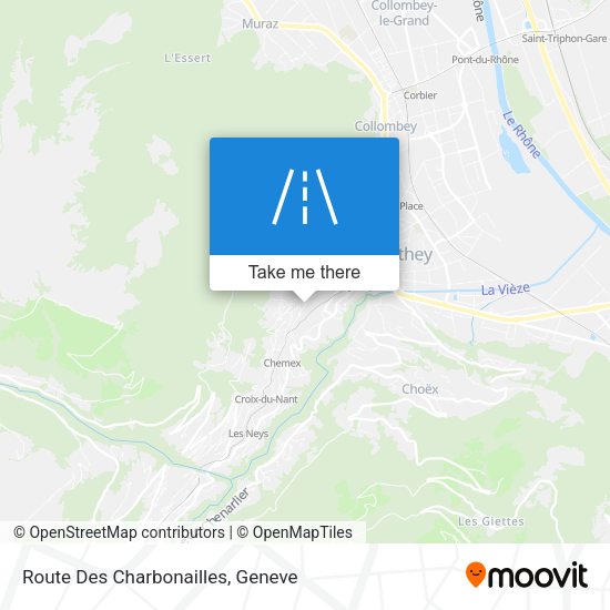 Route Des Charbonailles map