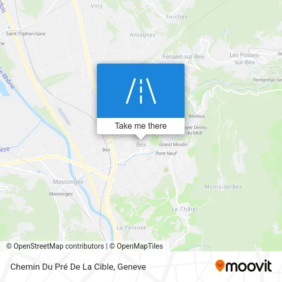 Chemin Du Pré De La Cible map