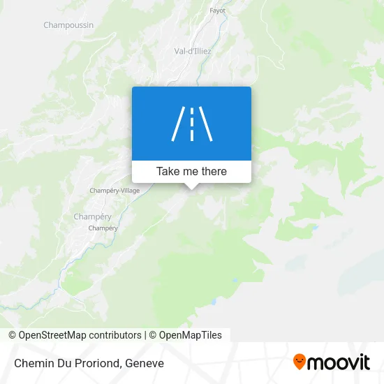Chemin Du Proriond map