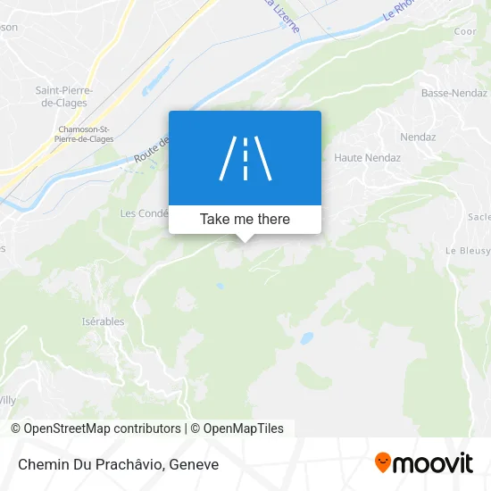 Chemin Du Prachâvio map